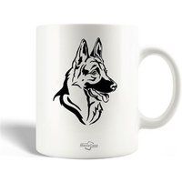 Keramische mok Maniacase, Cool Cat Dog Wolf