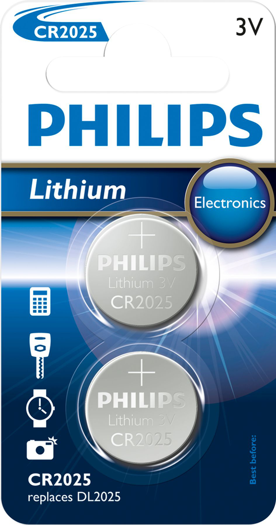 Philips Batterij CR2025P2/01B