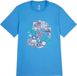 Converse Vintage T-shirt met collage, blauw, maat S