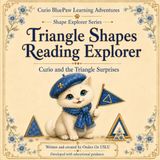 Curio Bluepaw Curio Learning Adventures: Triangle Shapes Reading Explorer