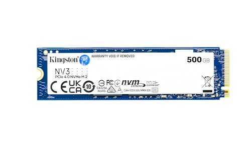Kingston NV3 NVMe PCIe 4.0 Interne SSD 500GB M.2 2280-SNV3S/500G