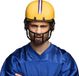 Boland - American Football Helm Geel - Volwassenen - Unisex