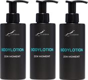 Claudius Cosmetics B.V. Bodylotion Zen Moment 300 ml - met pomp - zwarte fles - set van 3 stuks