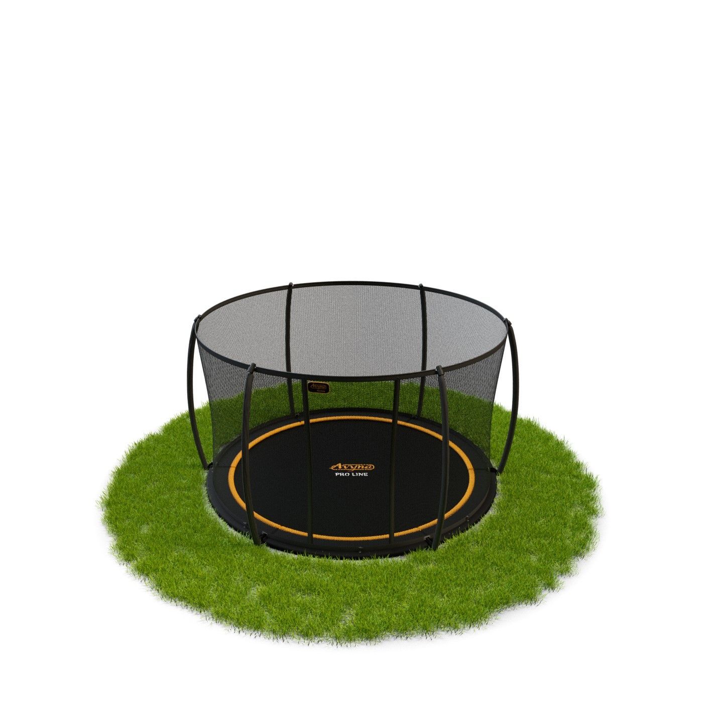 Avyna Pro-Line Flatlevel Trampoline met veiligheidsnet 305 cm (10ft) Zwart - Black Edition