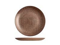 H&h Set van 6 dessertborden Regent Brons Glitter 21,5 cm