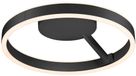 SLV ONE, luminaire en saillie murale et plafonnière, rond, 2700/3000K, 14W, DALI, Touch, 130°, noir
