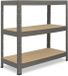 Shelfplaza PRO étagère métallique - 90x40x60 cm - gris - 3 tablettes