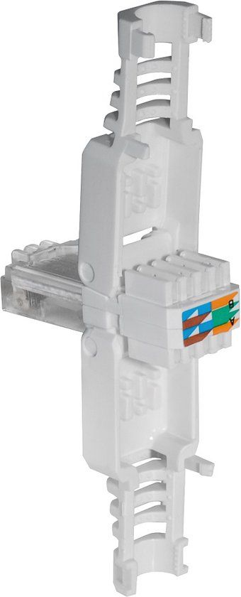 OEM UTP CAT6 Toolless RJ45 Connector - White - 1 Piece