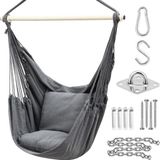 Markenlos Relax Swing Hangstoel - Katoen - Binnen & Buiten