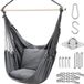 Markenlos Relax Swing Hangstoel - Katoen - Binnen & Buiten
