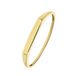 Lucardi Dames 14 karaat geelgouden ring met bar