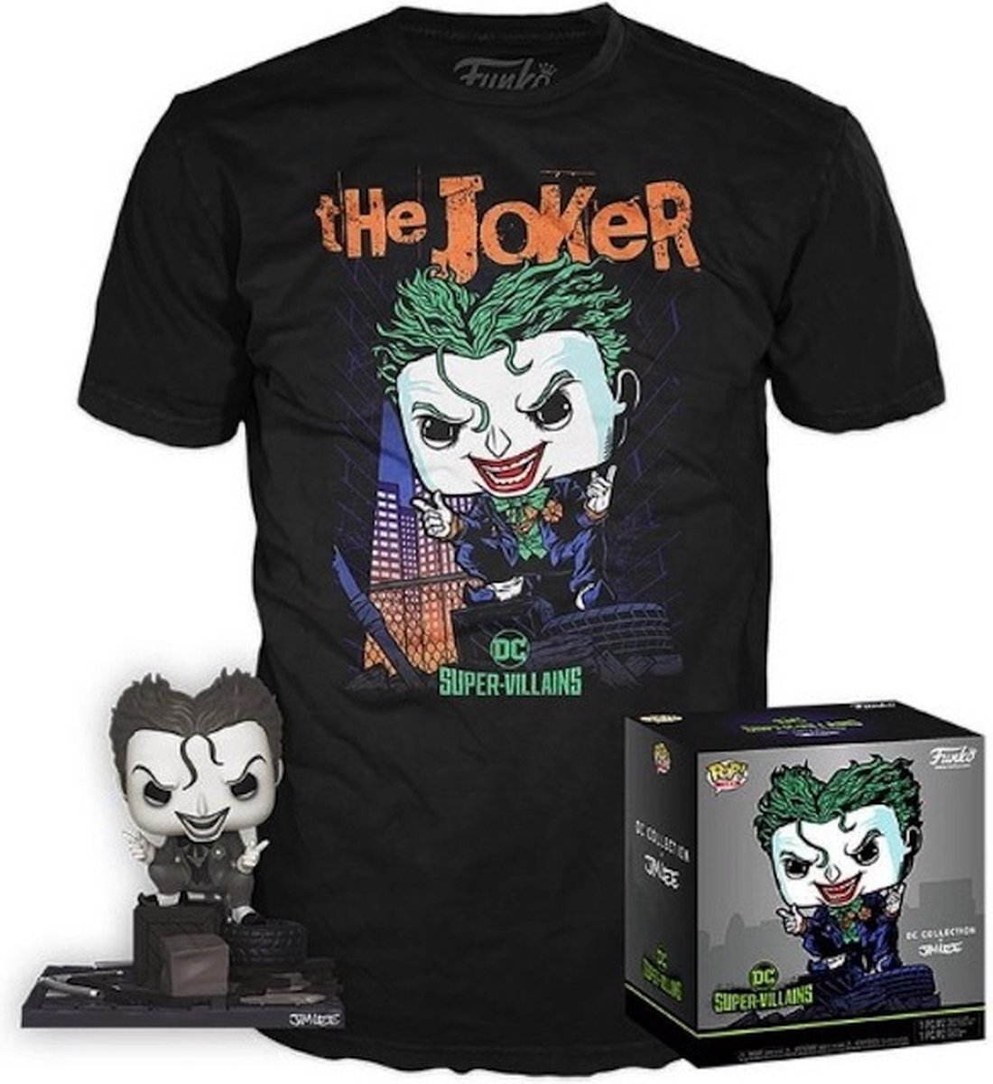 Funko Figuurset POP & 38, TEE DC COMICS JIM LEE JOKER