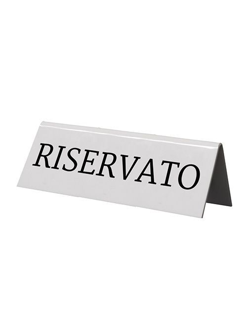 Securit Tafelstandaard 'Riservato' | Wit Acryl | Per 5 Stuks