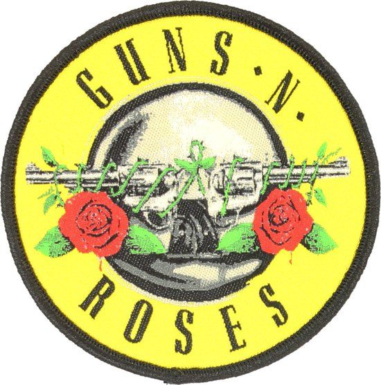 Guns N' Roses Bullet Logo Patch meerkleurig Polyester