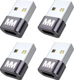 MMOBIEL USB naar USB-C Adapter - 4 Pack