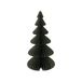 Sapin de Noël pliable, papier, petit, vert foncé, 23 cm