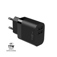 FIXED FIXC17N-2U-BK oplader voor mobiele apparatuur Universeel Zwart AC Binnen