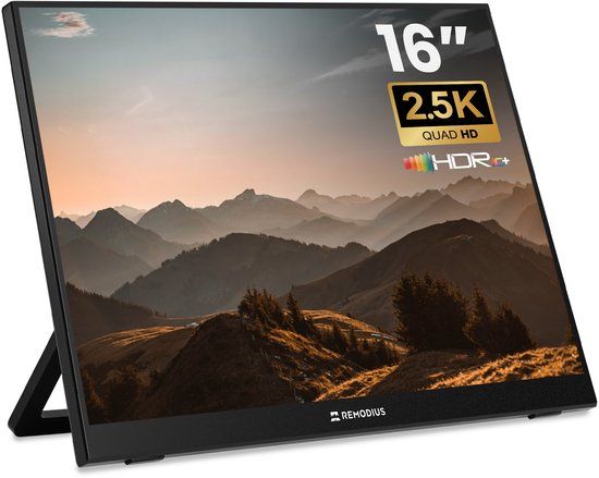 Remodius® Portable Monitor 16 Inch 2.5K