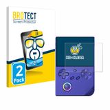 BROTECT - Screenprotector voor Anbernic RG40XXV - Folie Beschermfolie transparant 2 Stuks