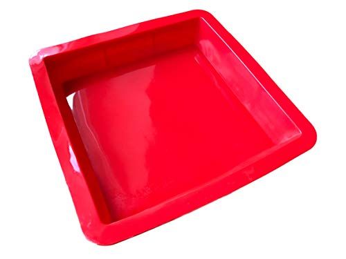 ROYAL HOUSEWARE Vierkante Taartvorm - 24,5 x 24,5 cm - Happy Birthday