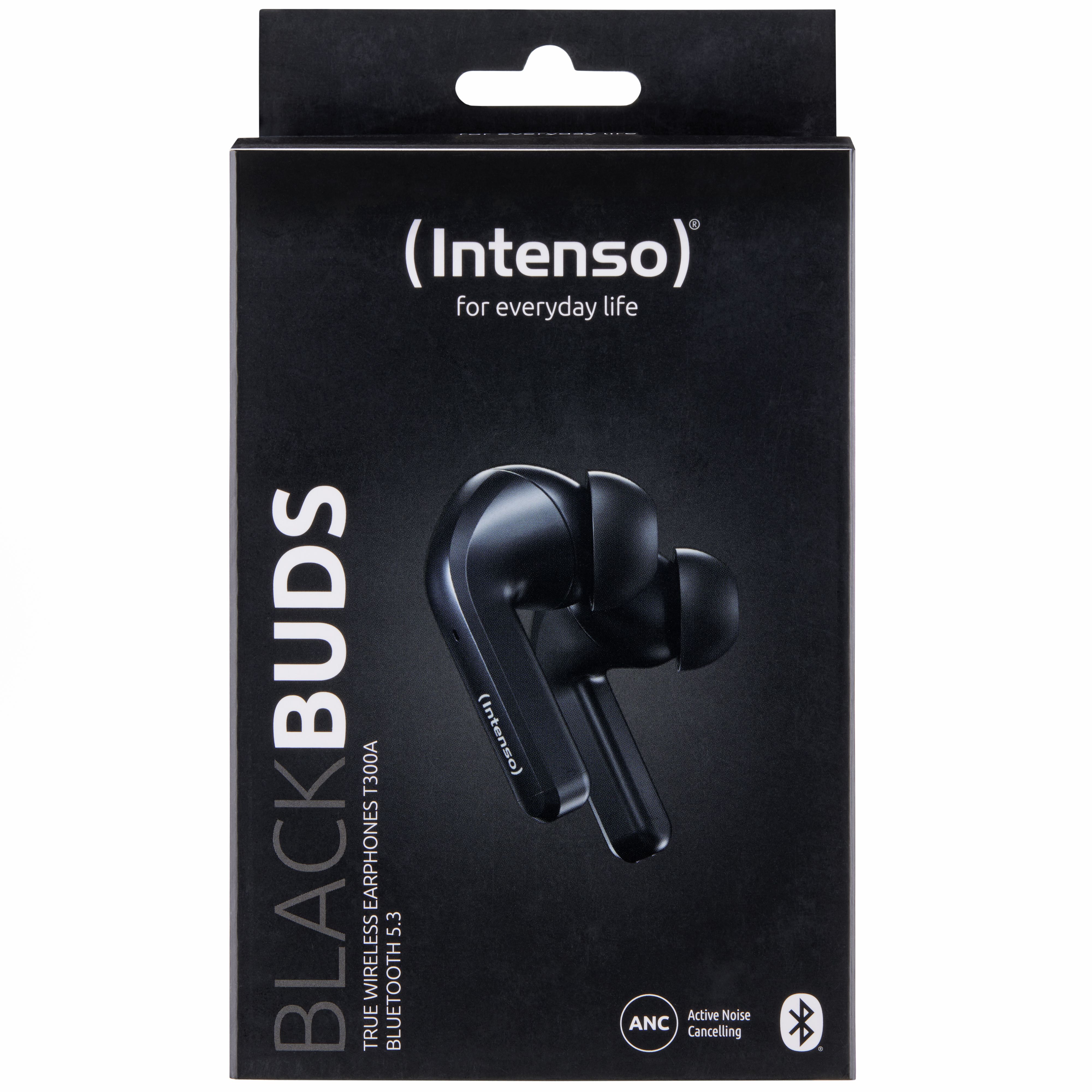 Intenso Buds T300A - True Wireless Bluetooth In-ear Headphones with ANC - Black