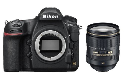 Nikon D850 + AF-S 24-120 mm 1:4G ED VR zwart