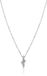 ZINZI zilveren schakelketting 45cm met rechthoekige schakels 3,8mm breed ZIC2514