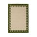Flair Rugs laagpolig wollen vloerkleed 230x160 cm - olijfgroen