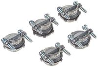 Hubbell-Raco 2711B5 Connector, Squeeze, NMSC-kabel, 1/2-inch, zink, 5-pack