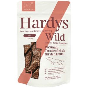 Hardys Pure dry meat strips wild hondensnack 100 g