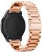 Strap-it Stalen schakel bandje 20mm - RVS bandje geschikt voor / Active / Active2 / Galaxy Watch - / Venu - SQ - Amazfit GTS / GTS 2 / Bip - Rosé goud - Geschikt voor Alle smartwatches van 20mm