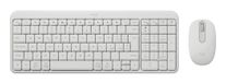 Logitech MK250 Combo Clavier Souris RF sans fil + Bluetooth Italien Blanc