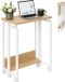 Merkloos Relaxdays Opklapbaar Bureau 60x75x50 cm Naturel/Wit