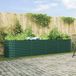 Maison Exclusive - Jardinière surélevée, vert, 400 x 80 x 81 cm, acier