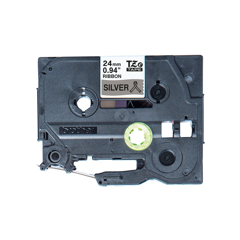 Brother TZE-R951 Label Tape - Black on Silver - 24mm x 4m