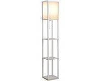 Homcom Staande lamp MDF Wit