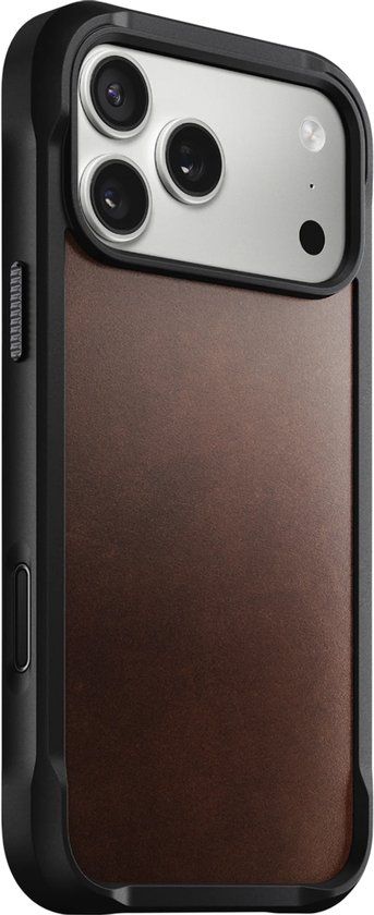 Nomad Horween Rugged lederen hoesje iPhone 17 Pro Max – Bruin
