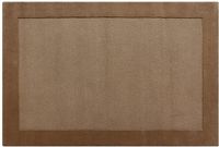 Vente-unique Getuft vloerkleed 100% wol - 160 x 230 cm - Taupe - 1800g/m² - BEREA