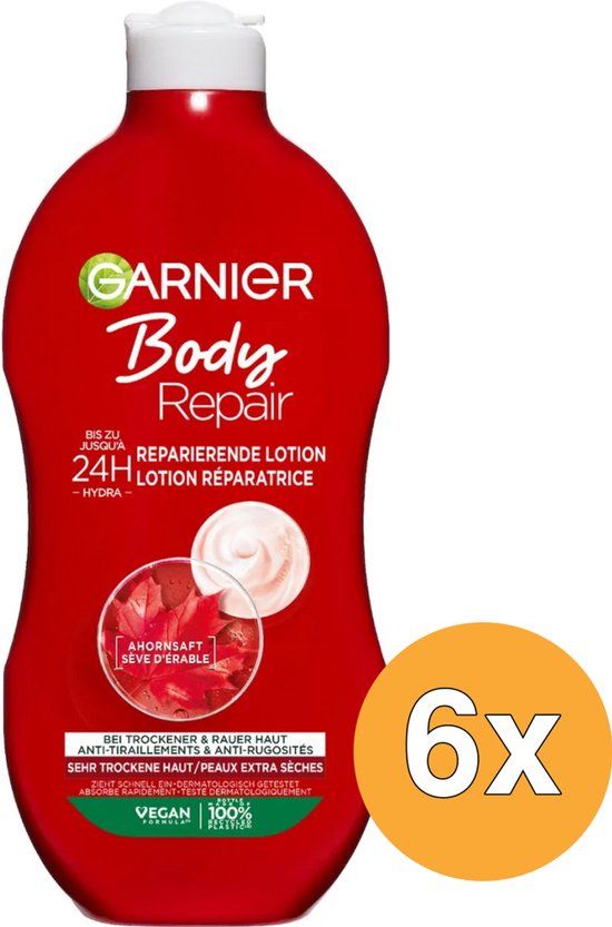 Garnier 6x Garnier Body Repair Herstellende Body Lotion 400 ml