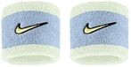 Nike Accessories Swoosh Classic Polsband 2 Eenheden Polyester Blauw/Groen/Geel