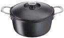 Tefal Aroma Braadpan - 24 cm - Zwart - Met Deksel - Aluminium