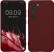 kwmobile telefoonhoesje geschikt voor Samsung Galaxy S23 - Hoesje voor smartphone - Precisie camera uitsnede - In bordeaux-violet
