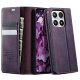 Caseme Étui portefeuille Xiaomi 17 Caseme 033 en texture de veau avec blocage RFID - Violet