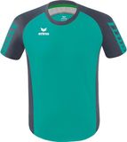Erima Six Wings Shirt Korte Mouw Heren - Slate Grey / Columbia | Maat: M