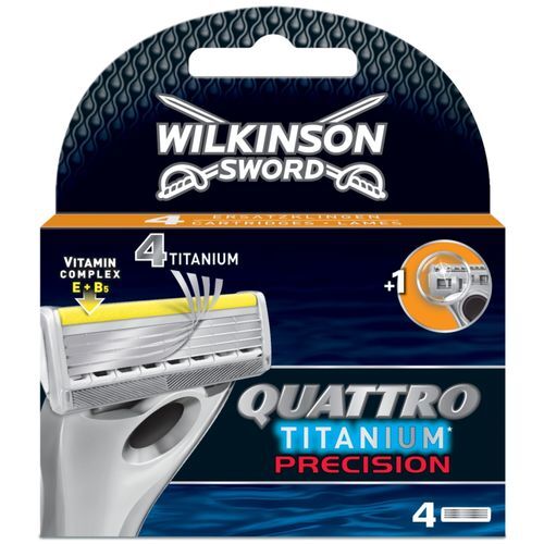Wilkinson Quattro Titanium Precision mesjes 4-pack