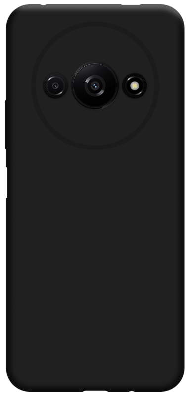 Just in case Just in Case Soft Design Redmi A3 Back Cover Zwart