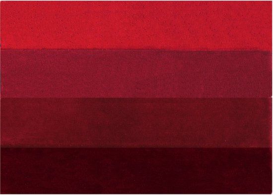 Spirella Badmat – Antislip Badkamer Mat – Wasbaar op 40°C – Sneldrogend – Geschikt als Douchmat – Rood