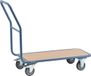 Promat/Tecwerk Platformwagen | laadoppervlakken L850xB450 mm staalbuis | duifblauw, RAL 5014 drgverm. 250 kg | totale lengte 940 mm - 9000444130