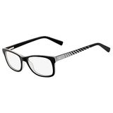 Nike 5509 018 46 brilmontuur voor heren, satijn zwart/grijs