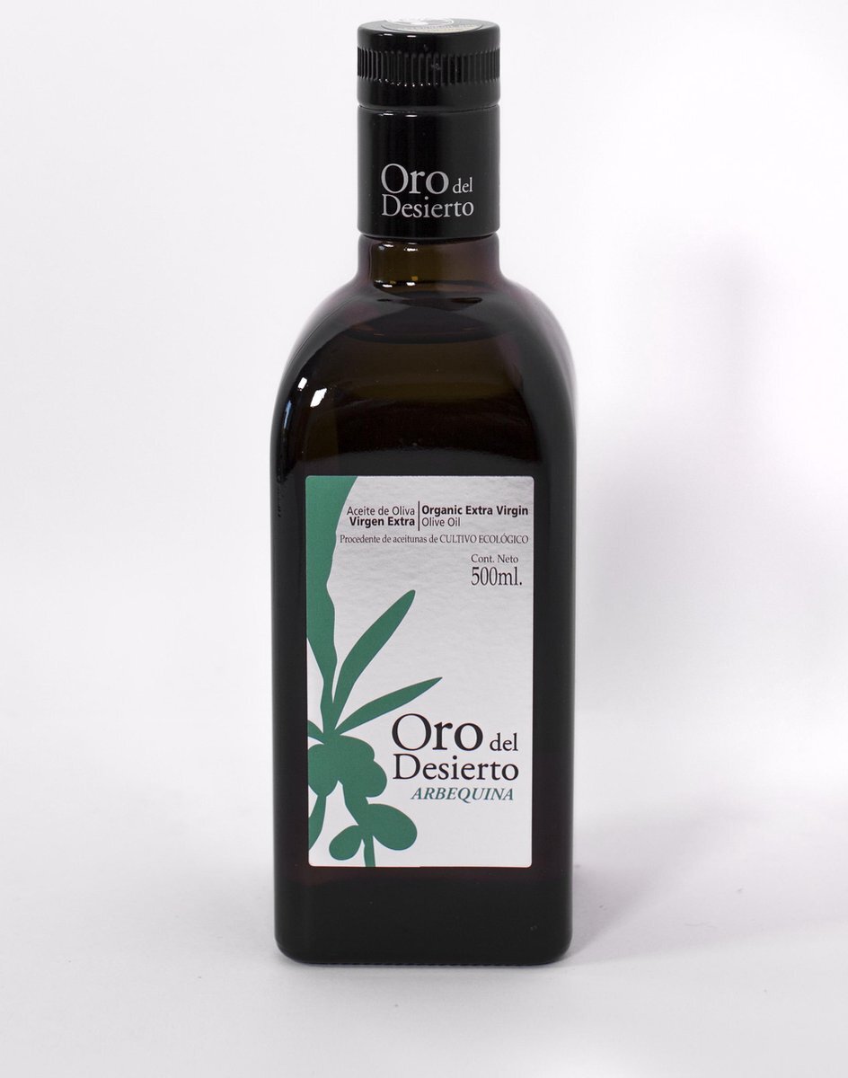 Oro Del Desierto - Arbequina Biologische Extra Vergine Olijfolie - 500 ml